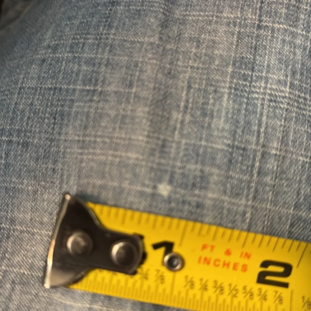 Banana Republic Denim Stretch Bermuda Shorts 0 Festival Summer Casual Boho Twee - Picture 11 of 13